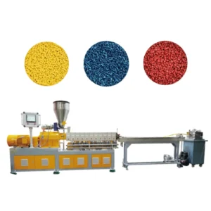 High Output Twin Screw Plastic Extruder Machine for PVC PP PE WPC Pelletizing Plastic Granules Making Extrusion Line