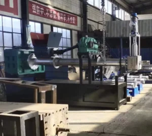 High Performance Automatic Double Stage Waste PE Film Compact Pelletizing Line Industrial Recycled Plastic Recycling Machine