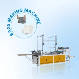 High Performance Automatic Flat Bag Making Machine for HDPE LDPE Unstretched Film Processing