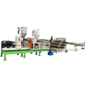 High Performance Single screw Automatic PP Three Layer Co Extrusion Multi Layer Barrier Sheet Extrusion Machinery