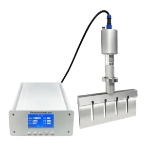 High Power Handheld Ultrasonic Spot Welding Machine for Swiss Roll Fudge Cake Date Cake Marshmallow Splitting Cutting