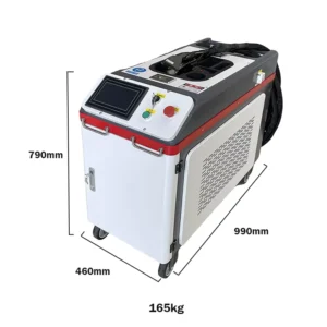 High Power Pulsed Laser Cleaner 2000w Water Cooled Laser Cleaner for Paint Stripping on Large Steel Structures