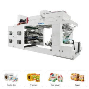 High Precision 0.1mm Registration 4 Color CI Flexo Printing Machine 250m/min Central Drum Press for Paper and Non Woven Fabric