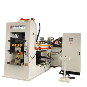 High Precision High Efficiency 160T+100T Double Station Servo PLC Hot Forging Hydraulic Upsetting Press Bolt