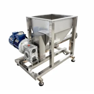 High Precision Stainless Steel Horizontal Screw Feeder with Weighing System for Powder