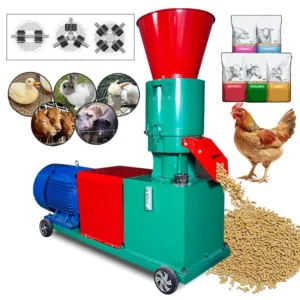 High Productivity 200-1000KG/H Mini Steel Feed Machine for Farm Use Animal Mill Livestock Feed Processing Pellet Production