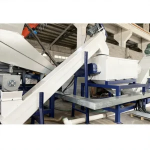 High Productivity Automatic Plastic Recycling Machine Dewatering Label Remover Bale Opener 1000kg/h Capacity Motor Gearbox