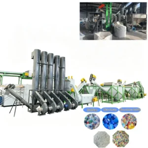 High Productivity PE PVC PP PET Plastic Recycling Crushing Washing Drying Machine Production Line Hot Cold Washing Line
