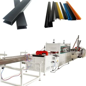 High Productivity Profile Extrusion Line for PP PE PVC Acid Resistant Steel Beam groove Wrapping