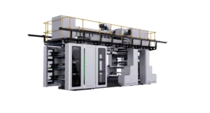 High Productivity Servo stacked flexographic printing machine 250m min