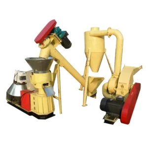 High Productivity Wood Pellet Complete Production Line with Engine Motor & Gear 300-400kg/h