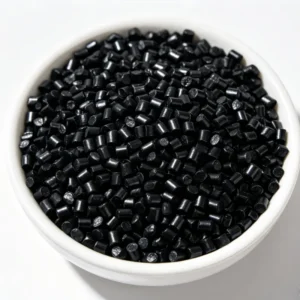 High Quality 52% Pigment Content Raw Materials Virgin Granules Black Plastic Masterbatch for Plastic Pumping