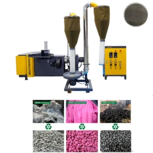 High Quality Single Screw PE/PP Plastic Low Temperature Granulator Machine with Engine & Motor