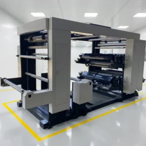 High Quantity Semi Automatic Letterpress Flexographic Printer Gear for Plastic Films Paper Bags 10-50m/min Speed