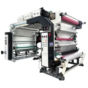 High Speed 1 Color Two layer Gravure Printing Machine with 80kg h Output and 380V for HDPE Plastic Film