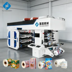 High Speed 4 Color Flexo Print Flexography Printing Machine for Paper Cup Bag Pizza Box Making Book and Water Sachet Printing