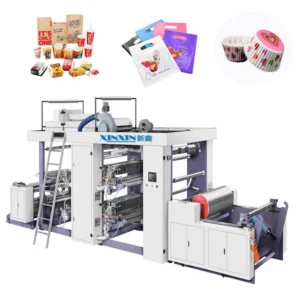High Speed 4 Color Flexographic Printing Machine Flexo Printer For Paper