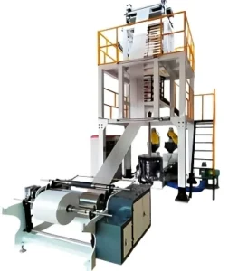 High Speed ABA 1000 Three Layer Mini Stretch HDPE LDPE Film Extruder Agriculture Polyethylene Film Blowing Machine