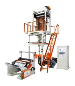 High Speed ABA 3 2 Layer Mini HDPE LDPE PE Blown Film Extruder Agriculture Polyethylene Plastic Film Blowing Machine