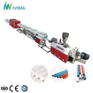 High Speed Automatic 16-50mm Dual Strand PVC Pipe Machine for Electrical Conduit Cable Protection Tube