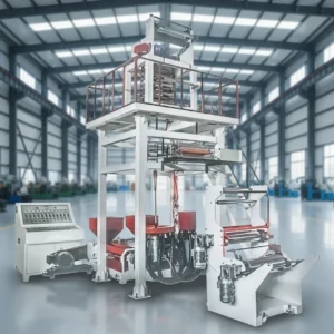 High Speed Automatic 2 Screw ABA 2 Layer PE Greenhouse Agriculture Film Blowing Machine LDPE HDPE LLDPE