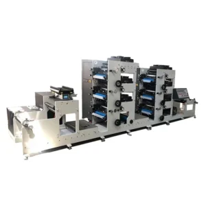 High Speed Automatic BJRY420 6 Colors Horizontal Flexo Printing Machine