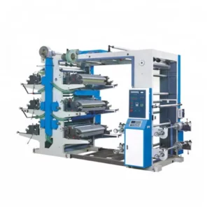 High Speed Automatic Film Pet Paper Bags 2 4 6 Color Roll to Roll Non Oven Bag Flexo Printing Machine