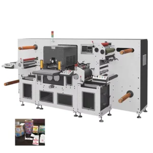 High Speed Automatic Label Flat Bed Die Cutting Machine for Adhesive Printed Paper Sticker Label