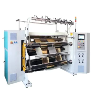 High Speed Automatic Metallized Pet Film Hot Stamping Aluminum Foil Automatic Slitting and Rewinding Machine