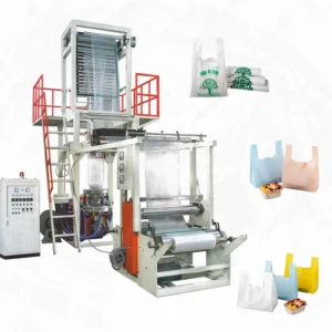 High Speed Automatic MonoLayer Film Blowing Machine Film Extruder for Shopping Bag Blowing LDPE HDPE LLDPE