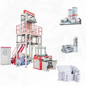 High Speed Automatic MonoLayer Film Blowing Machine for Shopping Bag Blowing LDPE HDPE LLDPE