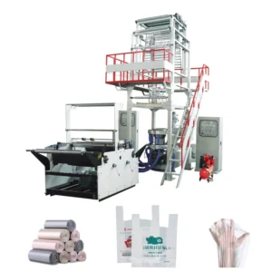 High-Speed Automatic Single Layer Film Blowing Machine for T-Shirt Bag Blowing LDPE HDPE LLDPE