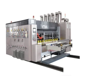 High Speed Flexographic Printer with Slotting and Die Cutting Capabilities