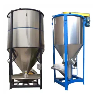 High Speed Food Granules Powder Drying & Mixing Function Plastic Particle Vertical Mixer Plastic Mixer Screw Mixer