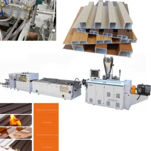High Speed Fully Automatic Twin Screw PVC WPC Wall Panel Extruder for Pipe and Profile Manufacturing