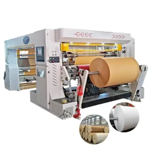 High Speed Jumbo Paper Slitting And Rewinding Machine Jumbo Kraft Paper Roll To Roll Slitting Machine