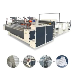 High Speed Kitchen Towel and Toilet Paper Making Machine with Glue Lamination System