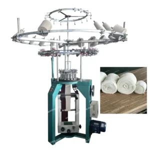 High Speed Mutton Cloth Knitting Machine Stockinette Making Machine