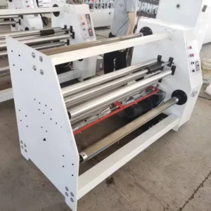High Speed PE Wrapping Film Rewinding and Slitting Machine PVC Cling Film Rewinder and Slitter