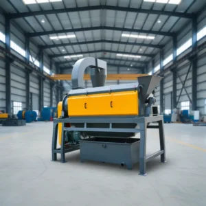 High Speed PET Plastic Film Centrifugal Dryer Dewatering Machine Automatic 1000kg h Capacity Plastic Recycling Line