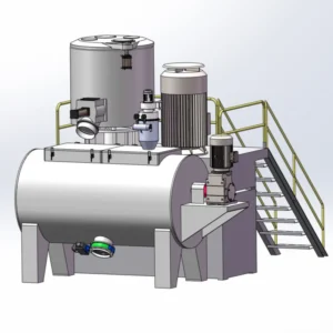 High Speed PVC Plastic Pipe Mixer with Cooling Blades Specific for Fast and Efficient Mixing