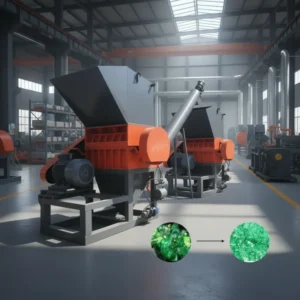 High-Speed Pelletizing Plant PE PE Film PP Woven Bag Recycled Waste Plastic Washing Line Machine