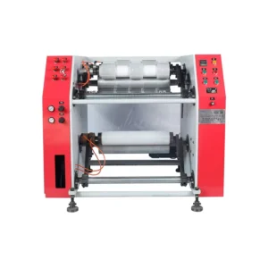 High Speed Semi Automatic Rewinder Slitter Stretch Film Slitter and Rewinding Machine
