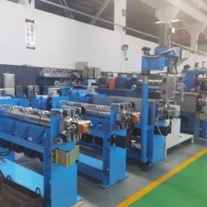 High Speed Silicon Rubber 50/70/90+35 Wire Insulation Extrusion Line with PVC PP PE LDPE Nylon TPU Double Layer Co extrusion