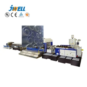 High Speed Single Screw Plastic Extruder PE PP Double Wall Corrugated Pipe Extrusion Machine Line