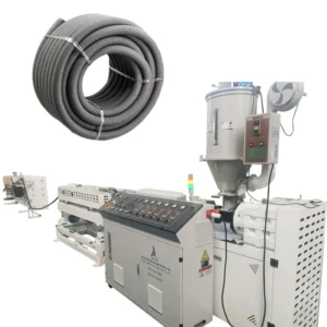 High Speed Single Wall Corrugated Pipe Extrusion Machine Plastic Corrugated Hose Tube Production Line