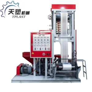 High Speed Taiwan Quality Mini Plastic Film PE HDPE LDPE Biodegradable Blowing Machine Extruder Winder