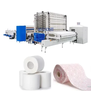 High Speed Toilet Tissue Paper Making Machine Full Automatic Napkin Paper Machine Embossing and Lamination Machine