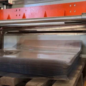 High Speed Transparent PETPETG PET-G Sheet Manufacturing Line Automatic Winding Calendering