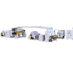 High Speed UV Acrylic Rolls Hotmelt Coating Machine Turret Unwind Thermal Label Tape Hot Melt Paper Processing Machinery